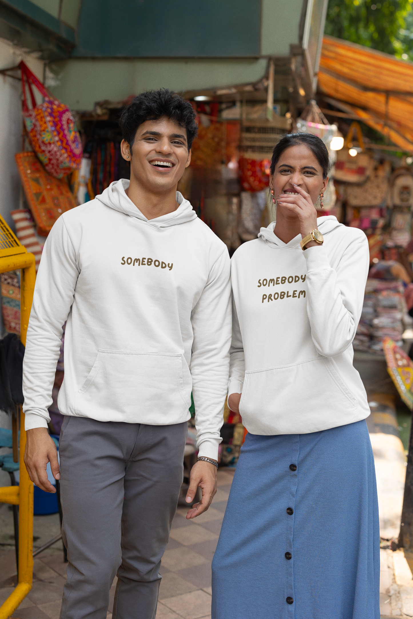 Somebody & Somebody’s Problem – Couple Hoodie Combo