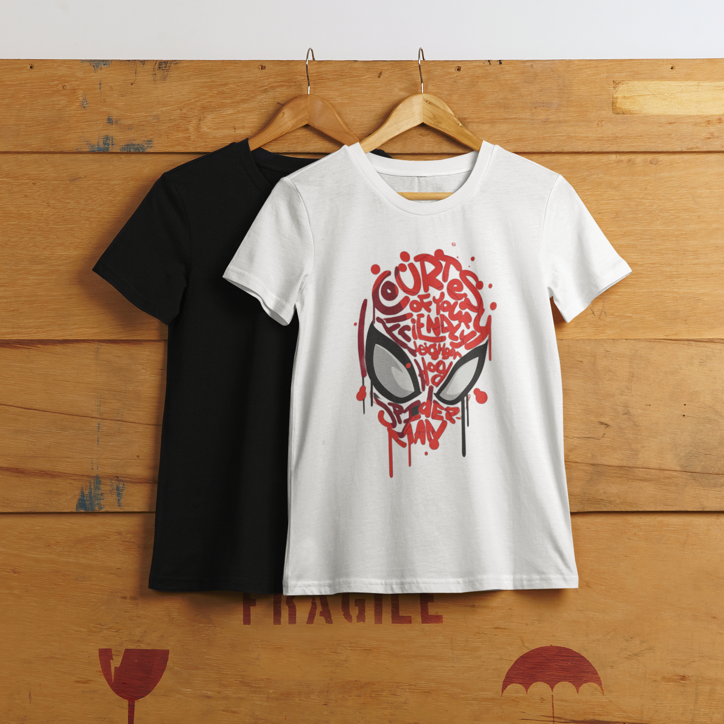 Graffiti Spider Oversized T-Shirt